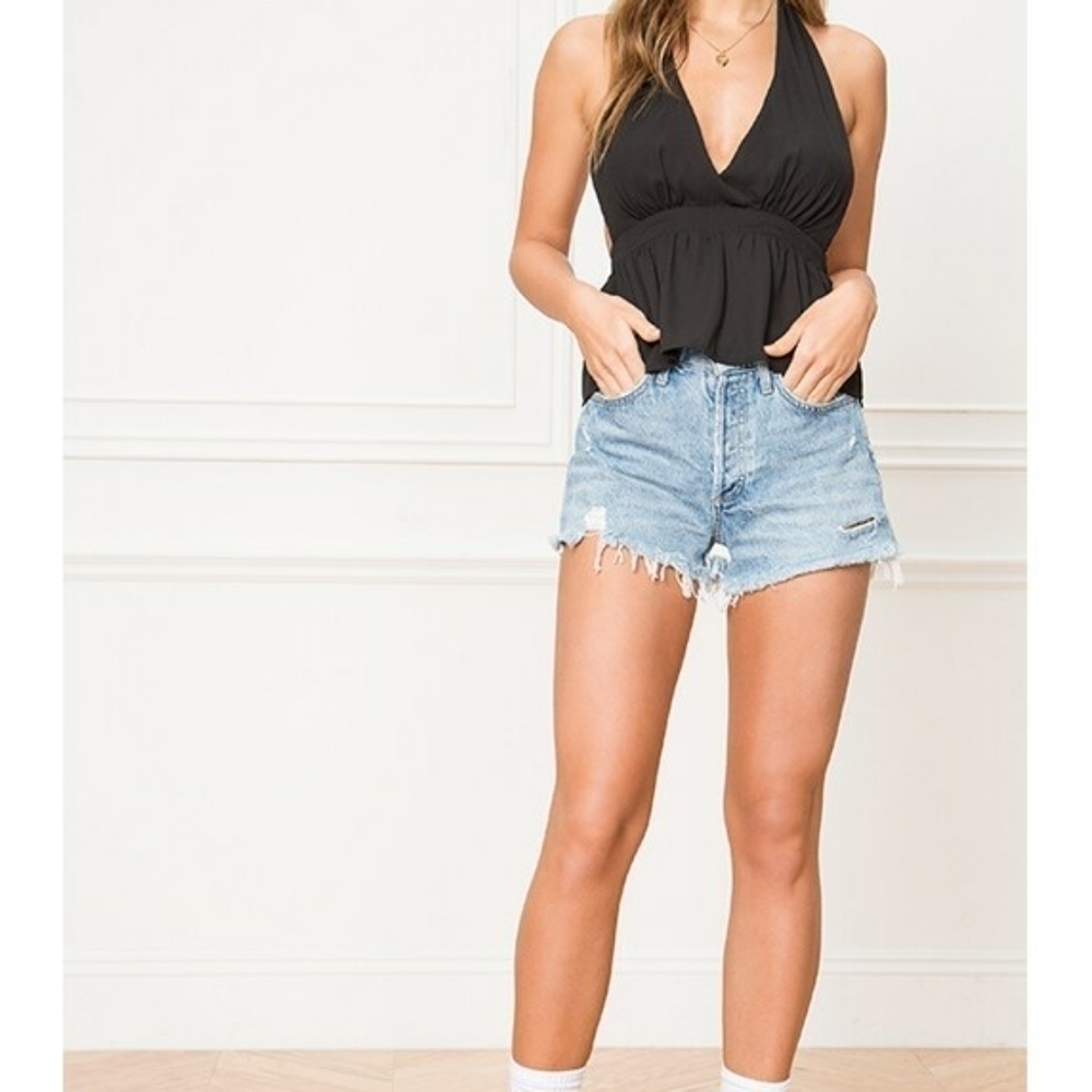 NEW Revolve Superdown Adalyn Backless Halter Top … - image 3